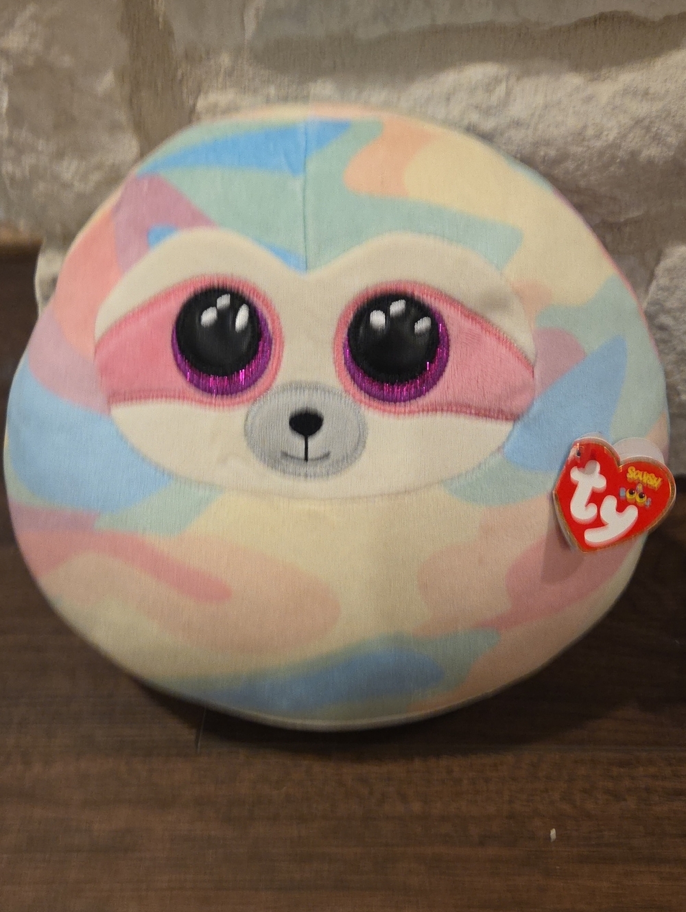 Ty Squish-a-Boos Cooper the Sloth Cushion Pillow Plush